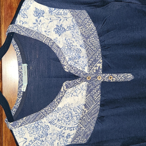 Maurices - Boho Print Long Sleeve Tee- Medium - Picture 1 of 5